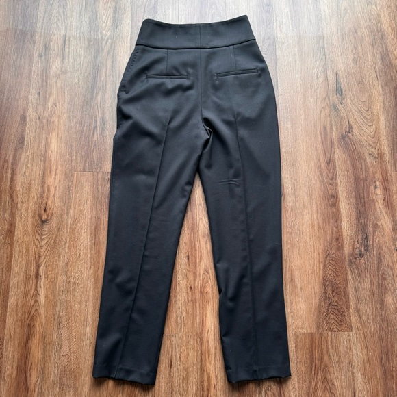 Nili Lotan Black Flavie Tapered Etienne Virgin Wool Pants Trousers - Picture 4 of 15